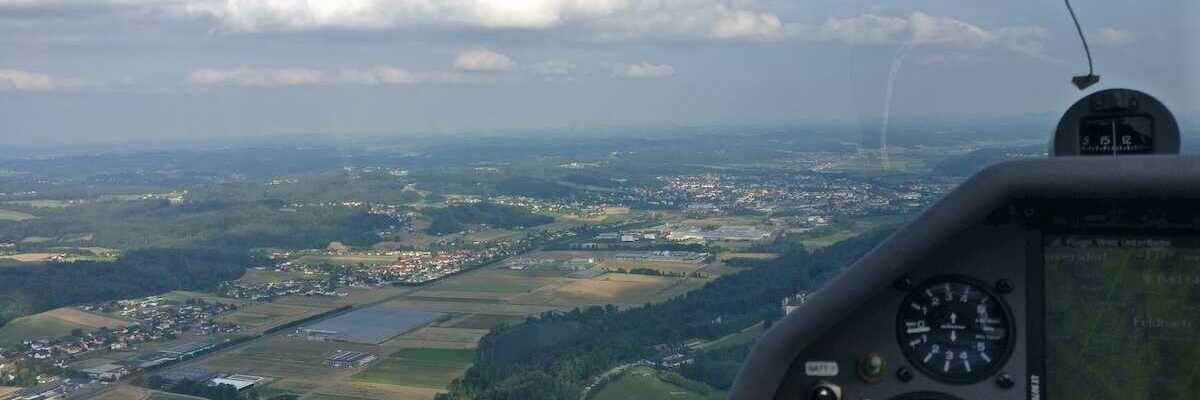 Flugwegposition um 16:02:20: Aufgenommen in der Nähe von Gemeinde St. Ruprecht an der Raab, 8181, Österreich in 761 Meter